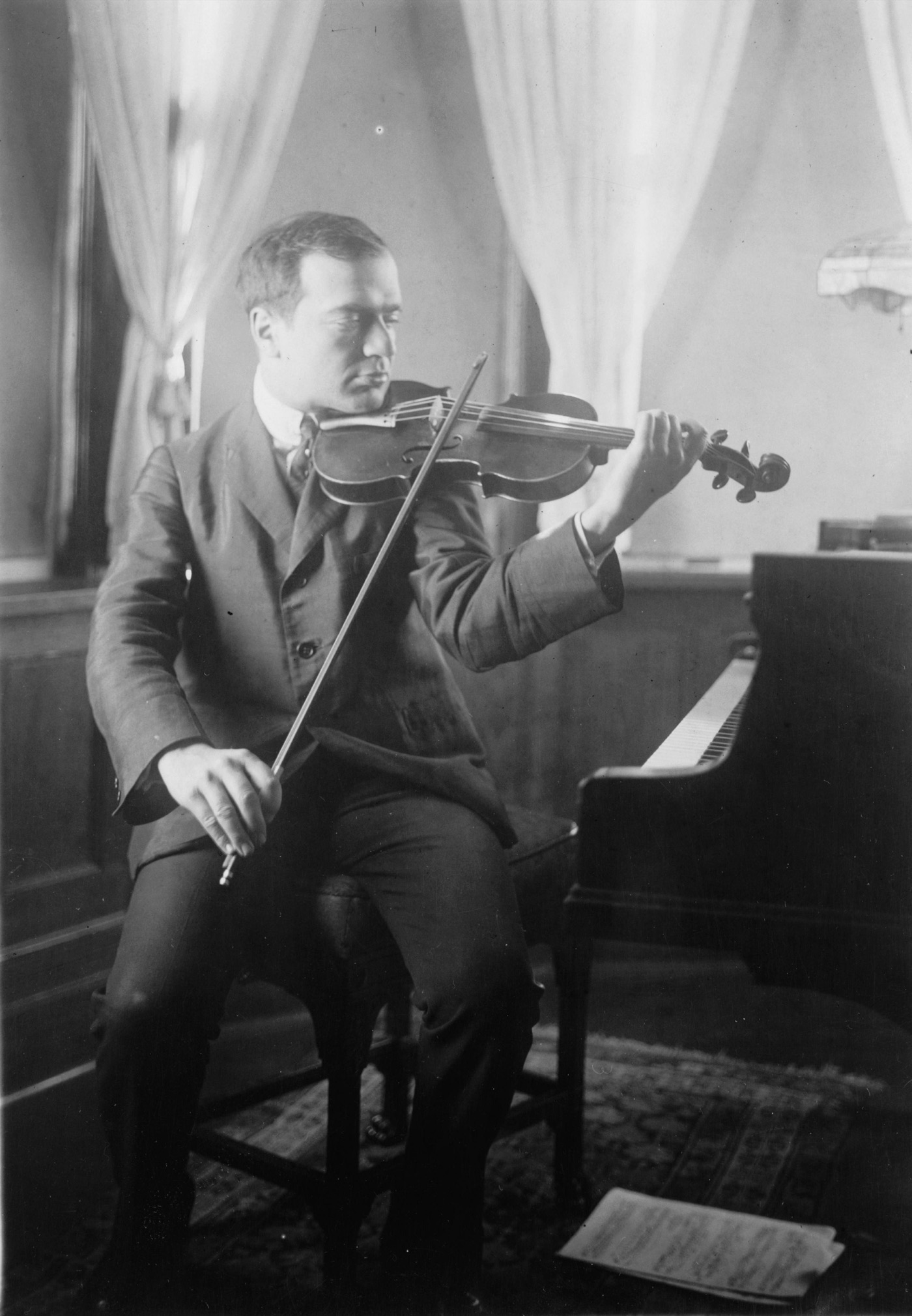 Bronisław Huberman, Polish-Jewish violinist and founder of the Palestine Symphony Orchestra